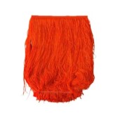 Kód: 39028 Vágott végű rojt 30 cm hosszú - ARANCIO FLUO.